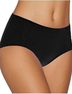 Трусы слипы из хлопка Ysabel Mora MIDI PANTY 19683 черный, Цвет: черный, Размеры: M