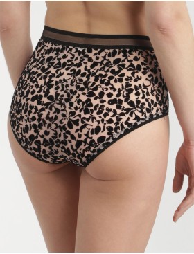 Высокие трусы слипы Dim CHIC LINE 0CDX черный лепесток, Цвет: черный лепесток, Размеры: S, изображение 2