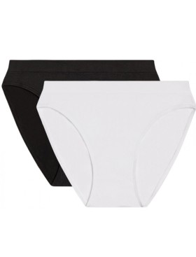 Комплект трусиков Dim ECO 05DZ (2 шт) черный и белый, Цвет: черный/белый, Размеры: XS/S, изображение 3