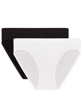 Комплект трусиков Dim ECO 05E0 (2 шт) черный и белый, Цвет: черный/белый, Размеры: M/L, изображение 3