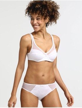 Трусы слипы Dim GENEROUS ORGANIC COTTON 0ASG белый, Цвет: белый, Размеры: XS, изображение 3