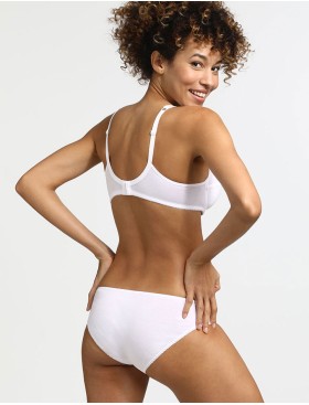 Трусы слипы Dim GENEROUS ORGANIC COTTON 0ASG белый, Цвет: белый, Размеры: XS, изображение 4