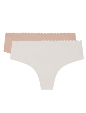 Комплект трусиков Dim BODY TOUCH Microfiber 05DT (2 шт) перламутровый и телесный, Цвет: перламутровый/телесный, Размеры: L/XL, изображение 3