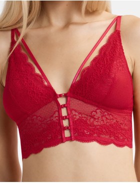 Красный кружевной бралетт Esotiq TRIXIE 40150, Цвет: красный, Размеры: M