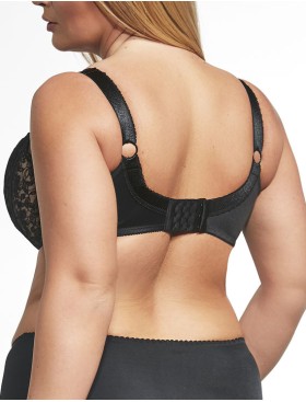 Бюстгальтер французский балконет Kris Line VERONICA halfcupsoft, Цвет: черный, Размеры: 70J, изображение 2