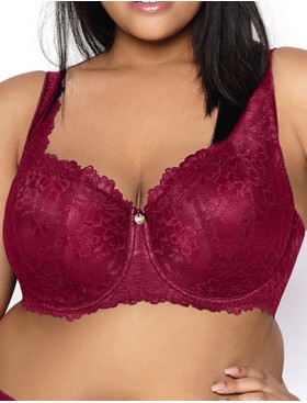 Бюстгальтер балконет тюльпан MAT CARMELA burgund M-053-22, Цвет: бургунди, Размеры: 70I, изображение 6