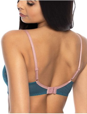 Бюстгальтер с мягкой чашкой MAT SYBILLA turkus M-3525-2, Цвет: бирюзовый, Размеры: 70E, изображение 2