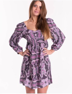 Платье с завышенной талией Mia-Mia ALBA 16501, Цвет: cиреневый, Размеры: S, изображение 4