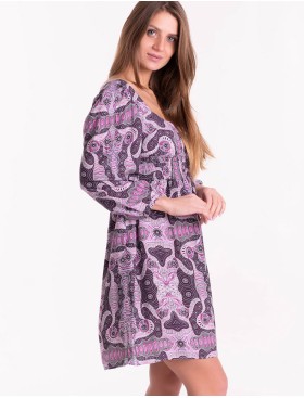 Платье с завышенной талией Mia-Mia ALBA 16501, Цвет: cиреневый, Размеры: S, изображение 6