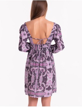 Платье с завышенной талией Mia-Mia ALBA 16501, Цвет: cиреневый, Размеры: S, изображение 5