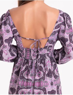 Платье с завышенной талией Mia-Mia ALBA 16501, Цвет: cиреневый, Размеры: S, изображение 7