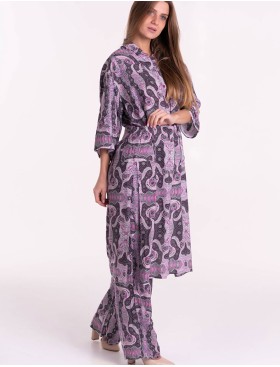 Платье-рубашка из вискозы Mia-Mia ALBA 16509, Цвет: cиреневый, Размеры: S, изображение 5