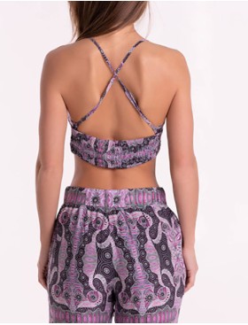 Комплект из вискозы топ и брюки Mia-Mia ALBA 16512, Цвет: cиреневый, Размеры: S, изображение 8