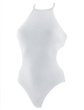 Совместный купальник UNICONF CBI241 ALB SPIRIT OF COLOURS, Цвет: белый, Размеры: S, изображение 4