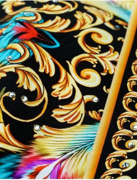 Купальный лиф с кристаллами UNICONF CBB185S V1 CRUISE PARTY, Цвет: черный, Размеры: L, изображение 3