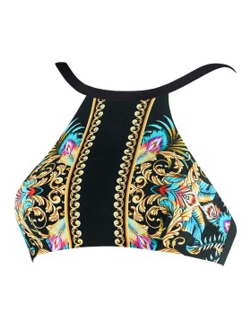 Купальный лиф с кристаллами UNICONF CBB185S V1 CRUISE PARTY, Цвет: черный, Размеры: L, изображение 5