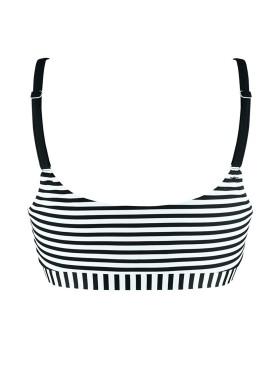 Купальный топ в полоску UNICONF CBB234 V1 SPICY STRIPES, Цвет: черно-белый, Размеры: S, изображение 6