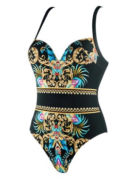 Закрытый купальник пуш-ап UNICONF CBI190 V1 CRUISE PARTY, Цвет: черный, Размеры: 70C, изображение 3