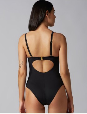 Закрытый купальник с ярким принтом и кристаллами UNICONF CBI190S V1 CRUISE PARTY, Цвет: черный, Размеры: 80B, изображение 2