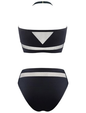 Слитный купальник с кристаллами UNICONF CBI191S V1 CRUISE PARTY, Цвет: черный, Размеры: S, изображение 6