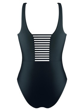 Совместный купальник UNICONF CBI237 V1 SPICY STRIPES, Цвет: черно-белый, Размеры: S, изображение 4