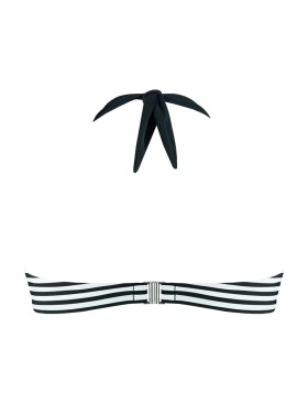 Полосатый купальный лиф пуш-ап UNICONF CBS231 V1 SPICY STRIPES, Цвет: черно-белый, Размеры: 70B, изображение 5