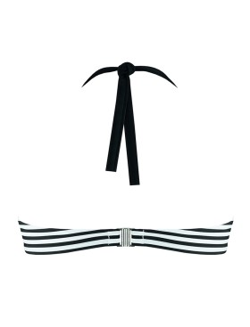 Полосатый верх купальника пуш-ап UNICONF CBS232 V1 SPICY STRIPES, Цвет: черно-белый, Размеры: 70B, изображение 5