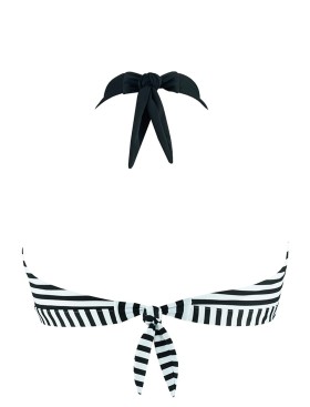 Купальный бюст-бандо в полоску CBS238 V1 SPICY STRIPES, Цвет: черно-белый, Размеры: XL, изображение 5