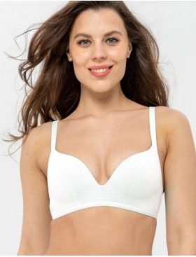 Белый купальный бюст пуш-ап UNICONF CBS241 ALB SPIRIT OF COLOURS, Цвет: белый, Размеры: 70B