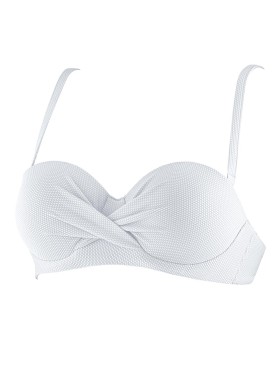 Белый купальный бюст-бандо UNICONF CBS242 ALB SPIRIT OF COLOURS, Цвет: белый, Размеры: 70B, изображение 3