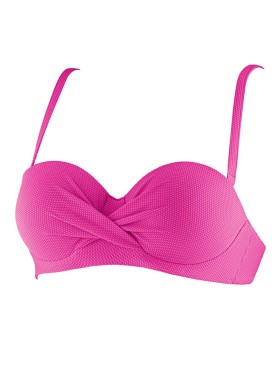 Розовый купальный бюст-бандо UNICONF CBS242 FUX SPIRIT OF COLOURS, Цвет: фуксия, Размеры: 70B, изображение 4