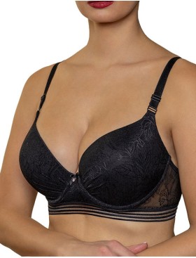 Бюстгальтер с пуш-ап гель и оригинальной спинкой Albina L TRIUMPH 1770 черный, Цвет: черный, Размеры: 70C