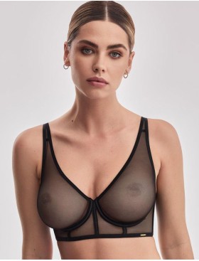 Бюстгальтер сеточка Alles SONO M черный, Цвет: черный, Размеры: 70E, изображение 3