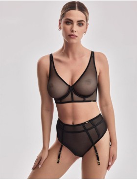 Бюстгальтер сеточка Alles SONO M черный, Цвет: черный, Размеры: 70E, изображение 5