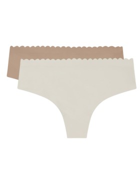 Набор трусиков стрингов Dim BODY TOUCH Microfiber 05DS (2 шт) перламутровый и телесный, Цвет: перламутровый/телесн, Размеры: L/XL, изображение 3