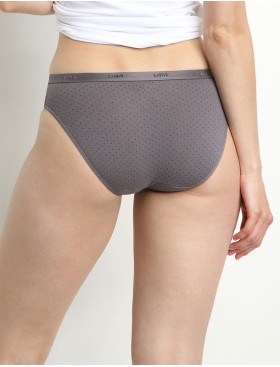 Набор хлопковых трусиков Dim LES POCKETS COTON 4C17 логотип - 3 штуки, Цвет: логотип, Размеры: 2XL/3XL, изображение 2