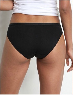 Набор трусиков из хлопка Dim COTTON BIO 4D97 черный и белый, Цвет: черный/белый, Размеры: S/M, изображение 5