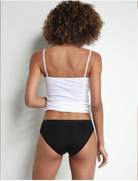 Набор трусиков из хлопка Dim COTTON BIO 4D97 черный и белый, Цвет: черный/белый, Размеры: S/M, изображение 2