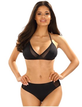 Черный открытый купальник Lorin L1165/3, Цвет: черный, Размеры: S