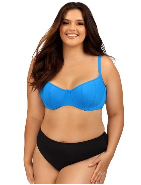 Голубой пляжный бюстгальтер Lorin L2549/3 BIG, Цвет: голубой, Размеры: 95D, изображение 3