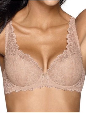 Кружевной бюстгальтер балконет MAT CARMELA BEZ 053-22, Цвет: бежевый, Размеры: 70B