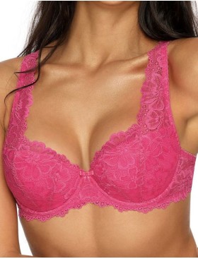 Бюстгальтер балконет тюльпан MAT CARMELA RO 053-22, Цвет: ярко-розовый, Размеры: 65C