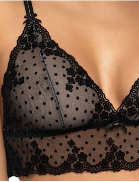 Эластичный бюстгальтер топ MAT TIGGY M-3551-0, Цвет: черный, Размеры: S, изображение 5