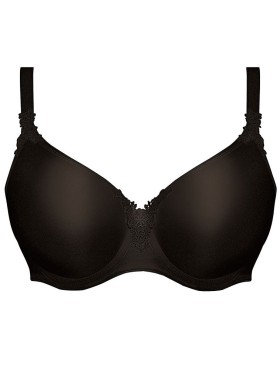 Мягкий формованный бюстгальтер Mefemi ANITA U minimizer черный, Цвет: черный, Размеры: 75H, изображение 4