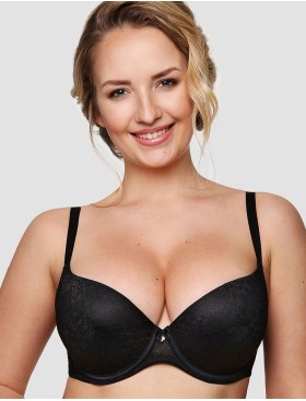 Бюстгальтер с гелевым пуш-ап Senselle PLATINUM 14002 черный, Цвет: черный, Размеры: 75B, изображение 3