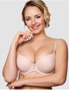 Бюстгальтер с гелевым пуш-ап Senselle PLATINUM 14002 серебристый пион, Цвет: серебристый пион, Размеры: 90B, изображение 3