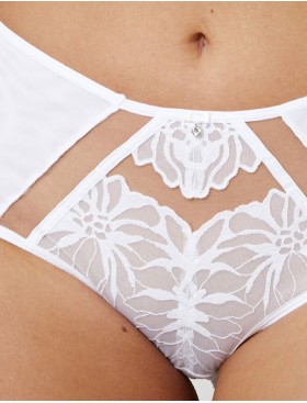 Высокие трусики Subtille ASTRA WHITE high-waist, Цвет: белый, Размеры: 4XL, изображение 3