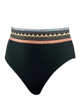 Плавки-слипы макси UNICONF CBC196 V1 ELEGANT CRUISE, Цвет: черный, Размеры: M, изображение 4