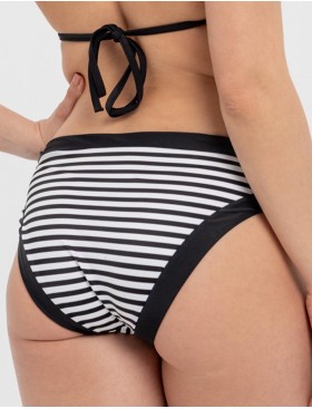 Полосатые женские плавки UNICONF CBC229 V1 SPICY STRIPES, Цвет: черно-белый, Размеры: S, изображение 2