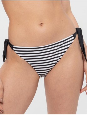 Полосатые плавки на завязках UNICONF CBC231 V1 SPICY STRIPES, Цвет: черно-белый, Размеры: M